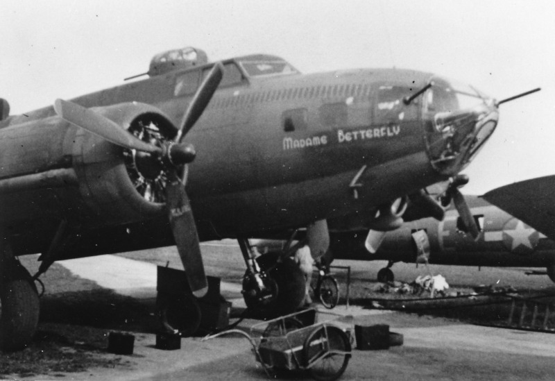 Mit der "Madame Betterfly" gelangte die Fliegertruppe zum zweiten Mal in den Besitz einer intakten B-17. (223_1)
