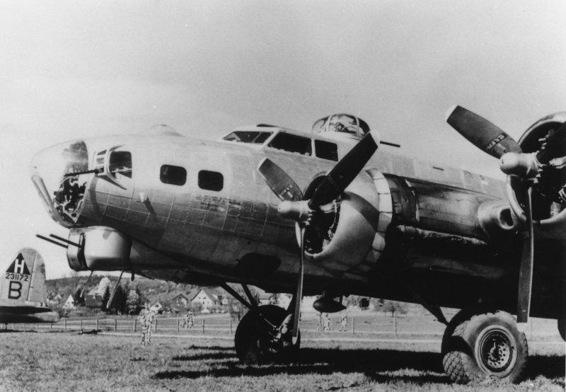 Die B-17 von McCallum hatte am Schluss noch mit Treibstoffproblemen zu kämpfen. (258_1)