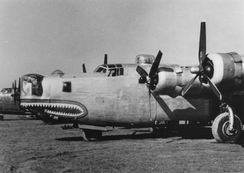 Die B-24 Liberator mit dem markanten "Haifischmaul".(193_3)