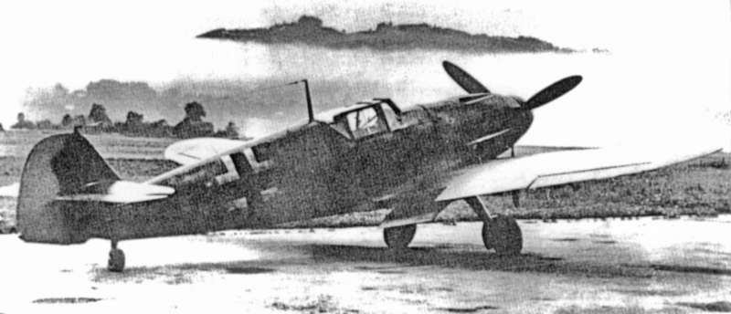 Martin VillingÃ¢â‚¬â„¢s Bf 109 kurz nach der Landung im Berner Belpmoos. (48_1)