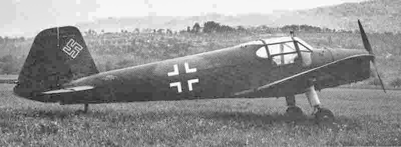 Diese Bestmann landete ebenfalls am 26. April 1945 kurz nach der Überquerung der Grenze bei Oberriet. (355_1)
